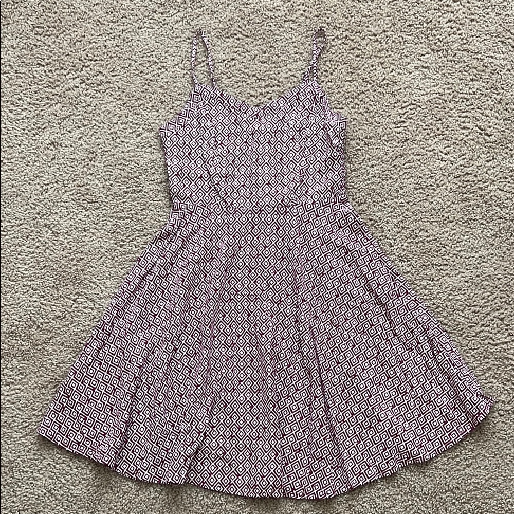 Old Navy Sleeveless Woven Cami Fit and Flare Plum Dress Women size XS